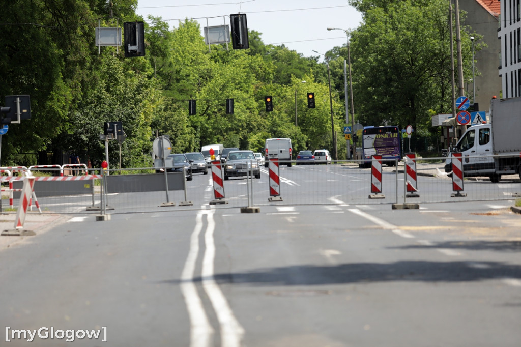 Trwają prace na ulicy Sikorskiego w Głogowie