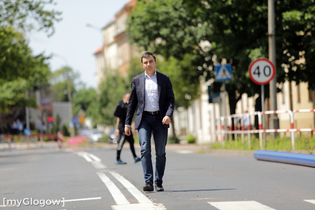 Trwają prace na ulicy Sikorskiego w Głogowie