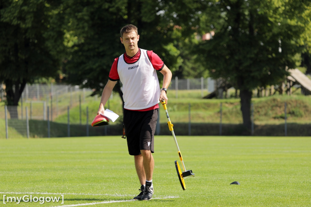 Pierwszy trening piłkarzy Chrobrego Głogów