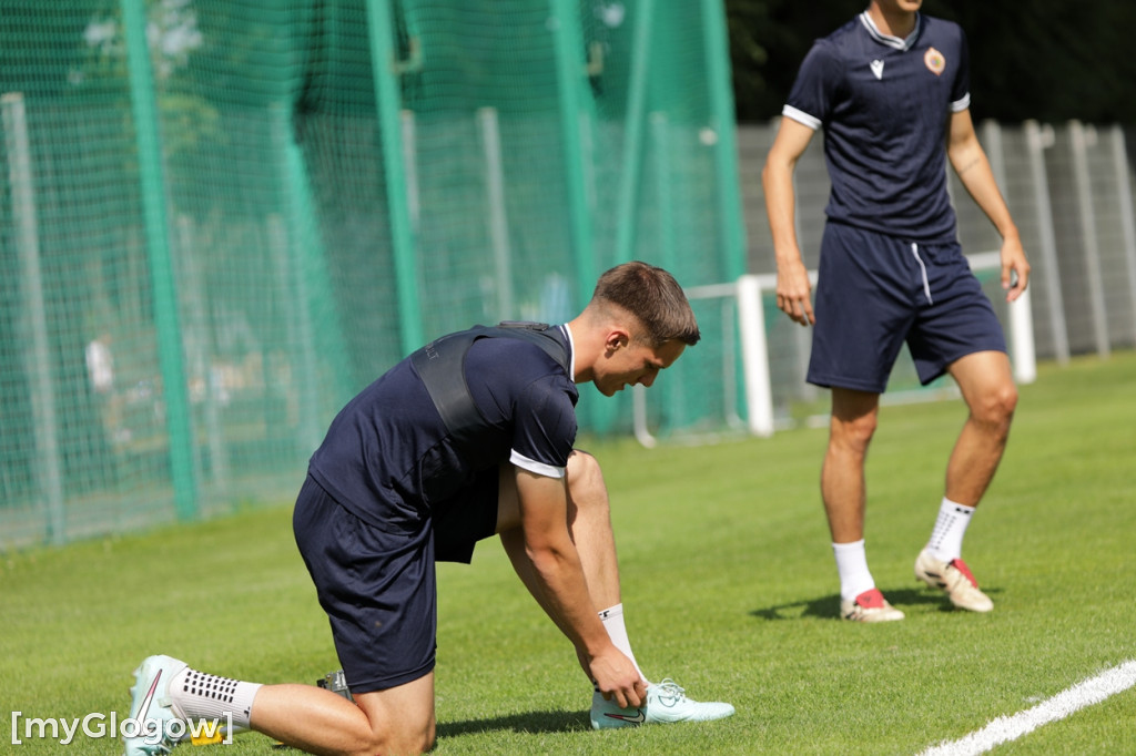 Pierwszy trening piłkarzy Chrobrego Głogów