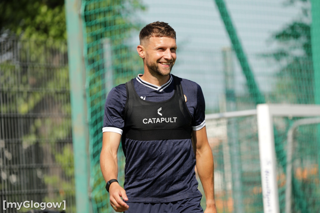 Pierwszy trening piłkarzy Chrobrego Głogów