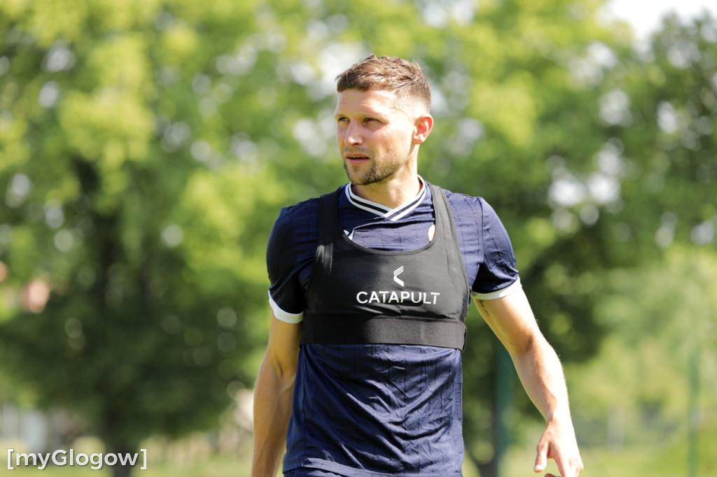 Pierwszy trening piłkarzy Chrobrego Głogów