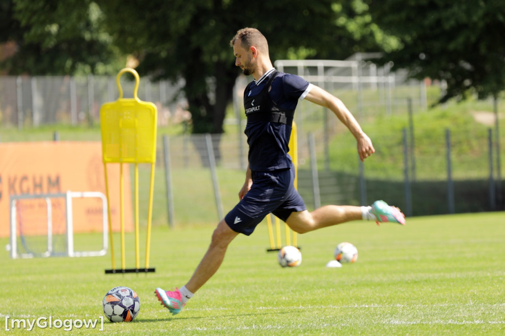 Pierwszy trening piłkarzy Chrobrego Głogów