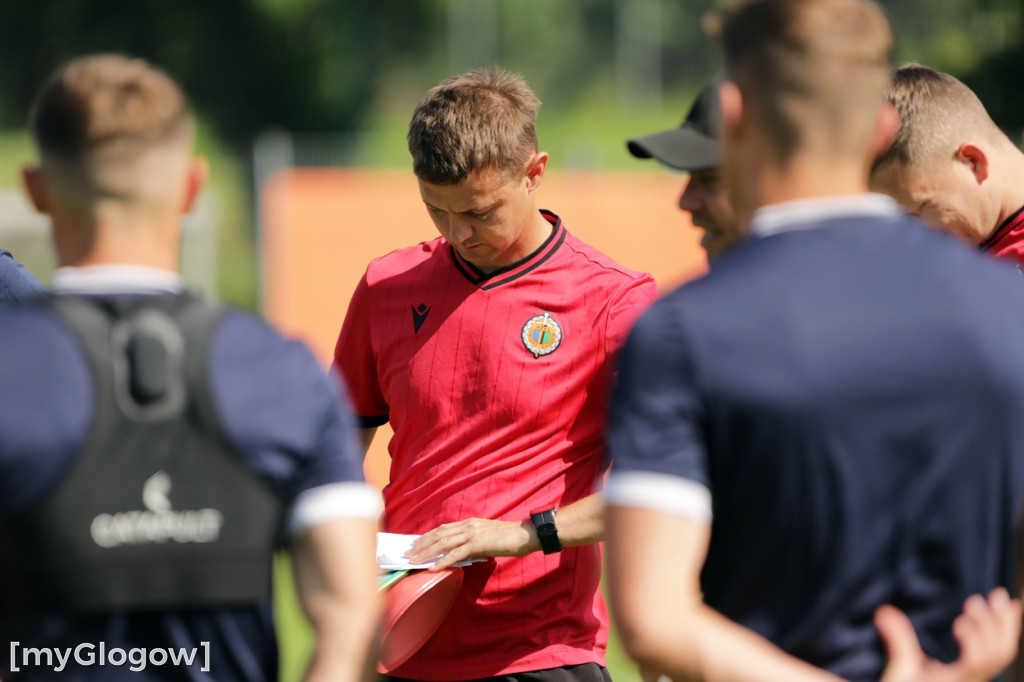 Pierwszy trening piłkarzy Chrobrego Głogów
