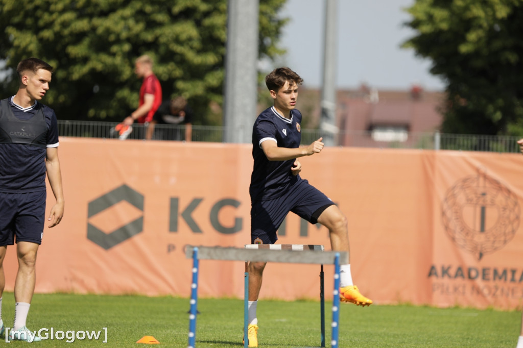 Pierwszy trening piłkarzy Chrobrego Głogów
