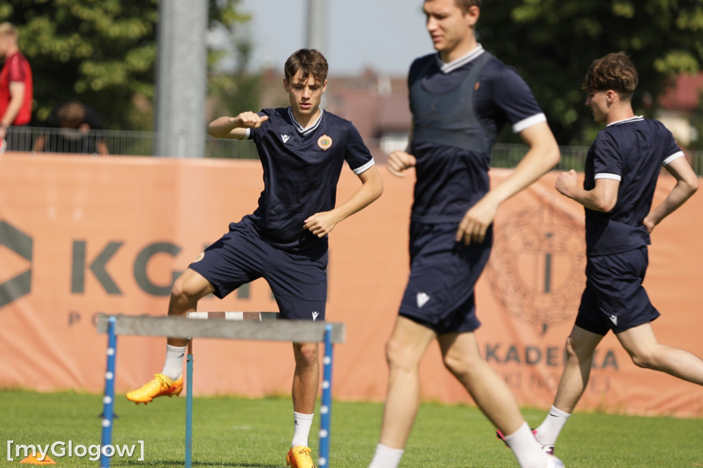 Pierwszy trening piłkarzy Chrobrego Głogów
