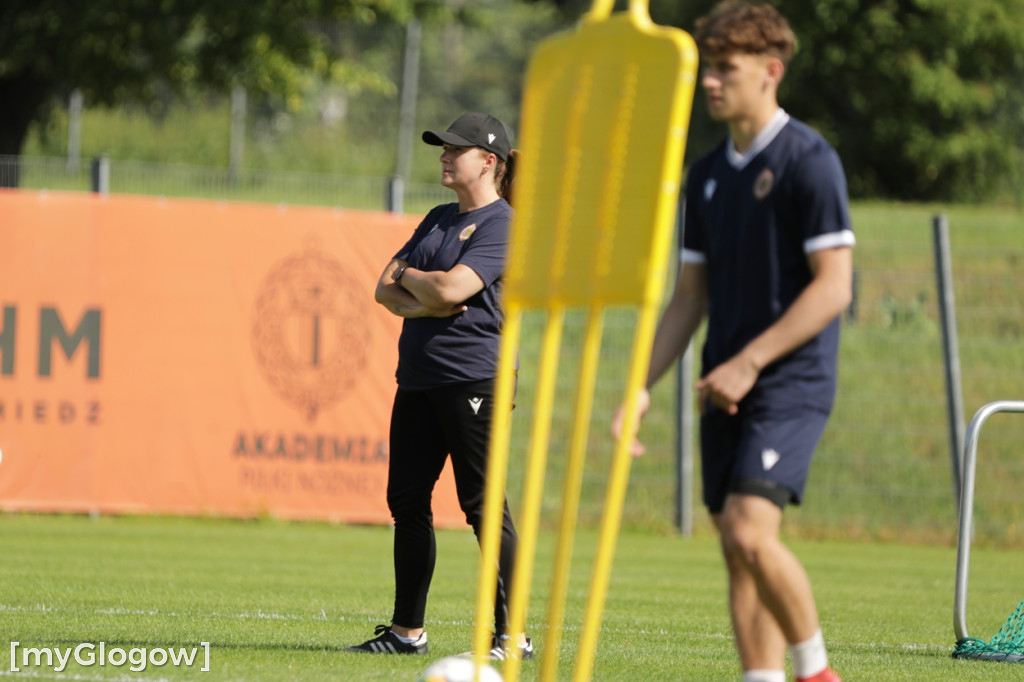 Pierwszy trening piłkarzy Chrobrego Głogów