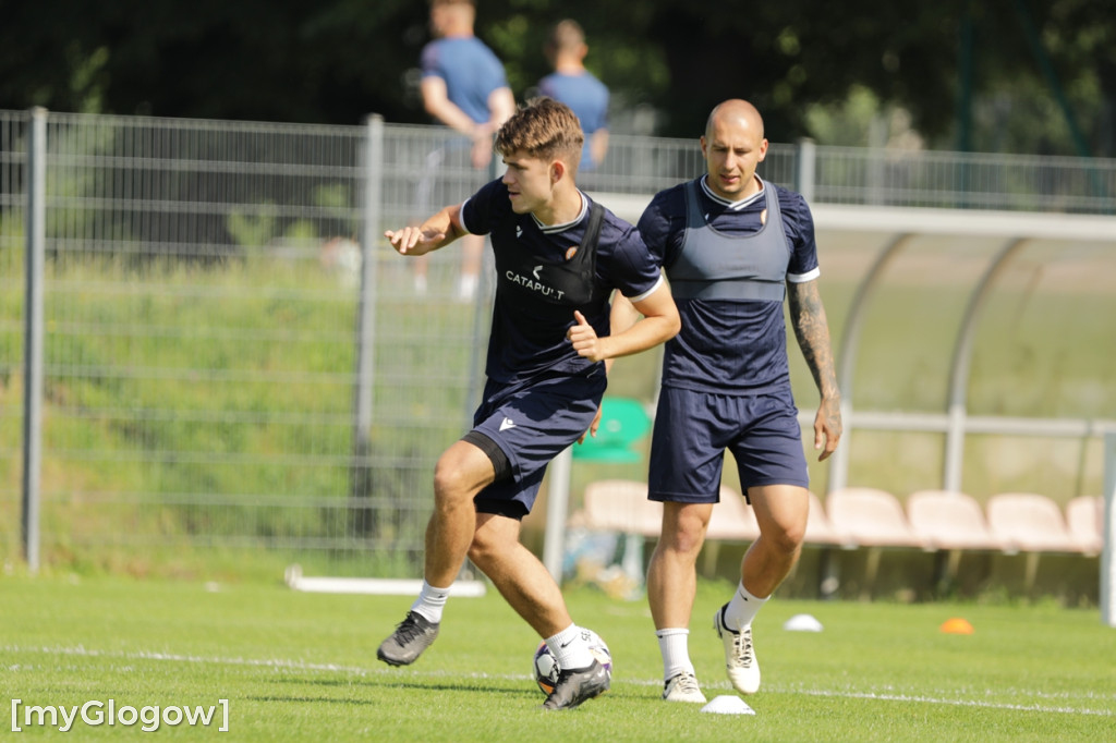 Pierwszy trening piłkarzy Chrobrego Głogów