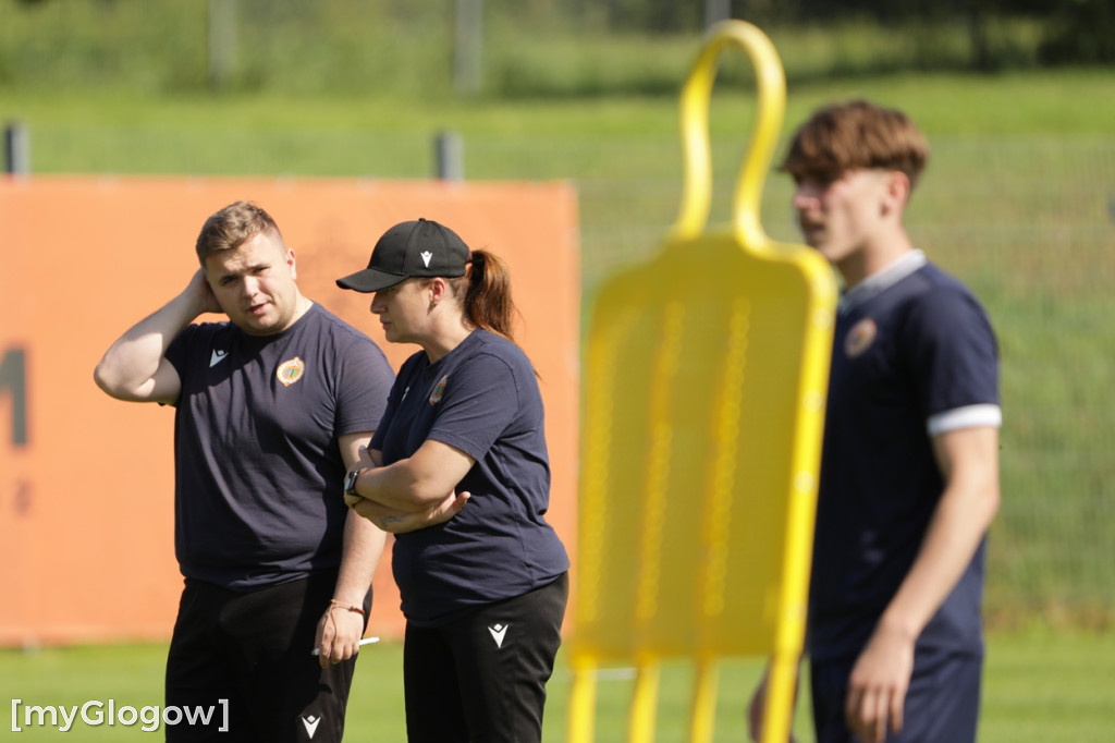 Pierwszy trening piłkarzy Chrobrego Głogów