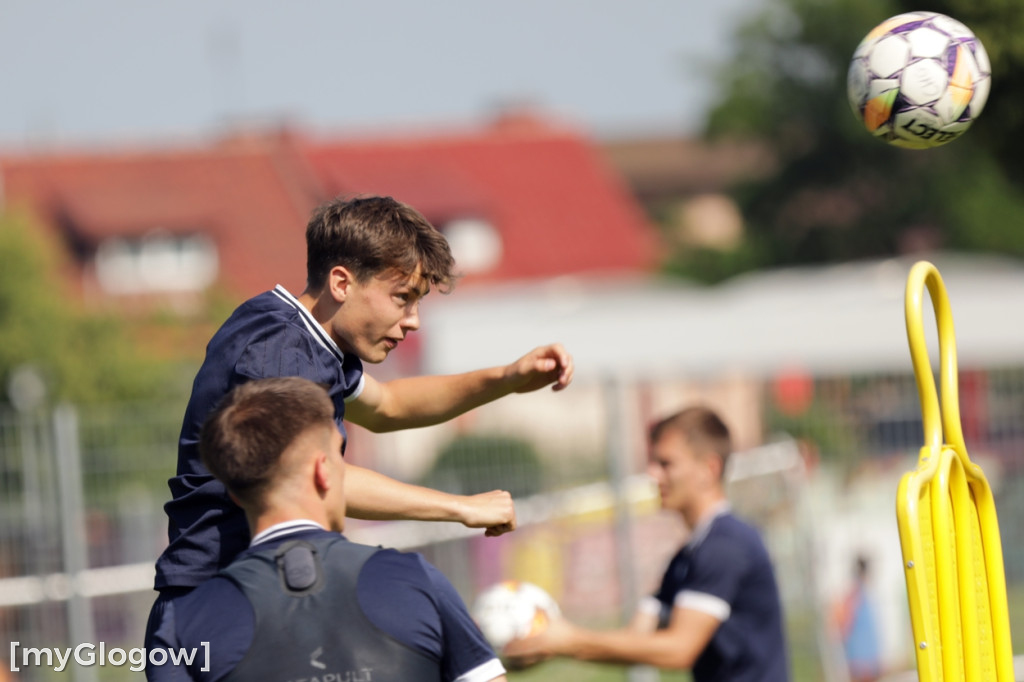 Pierwszy trening piłkarzy Chrobrego Głogów