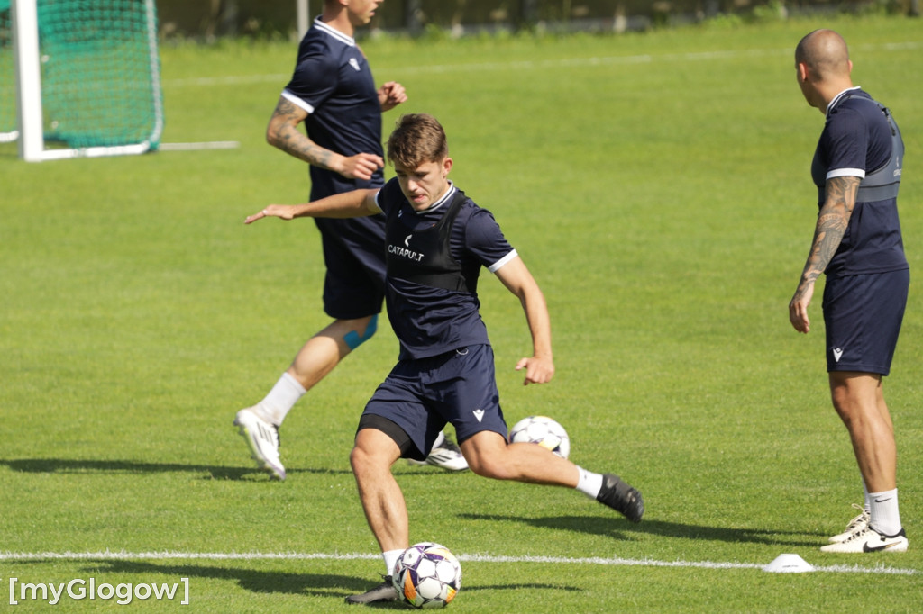 Pierwszy trening piłkarzy Chrobrego Głogów