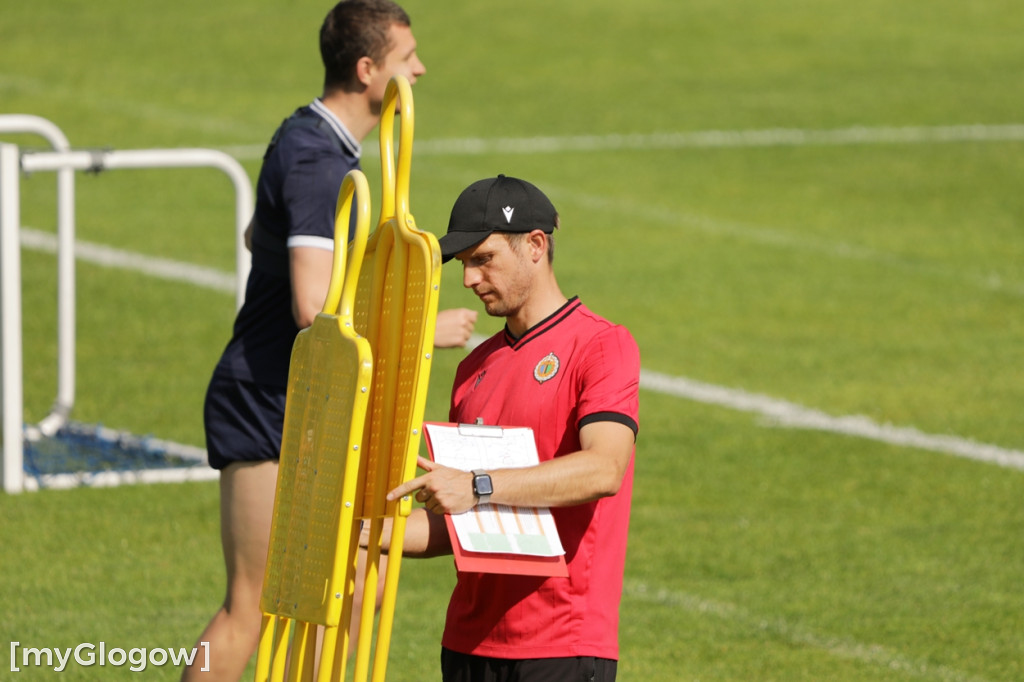 Pierwszy trening piłkarzy Chrobrego Głogów
