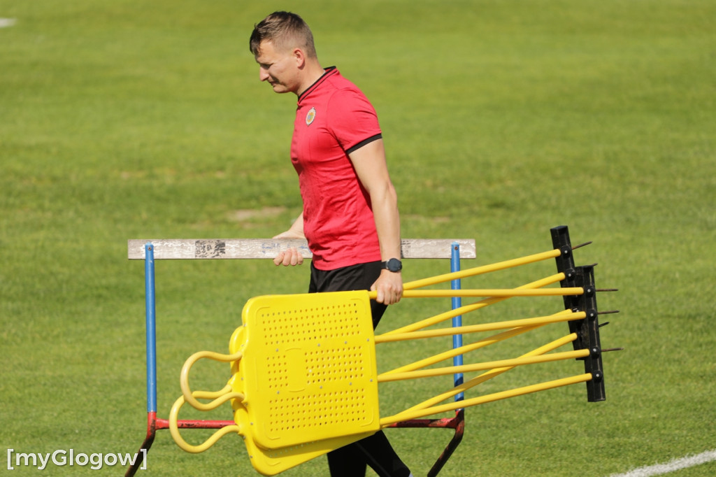 Pierwszy trening piłkarzy Chrobrego Głogów