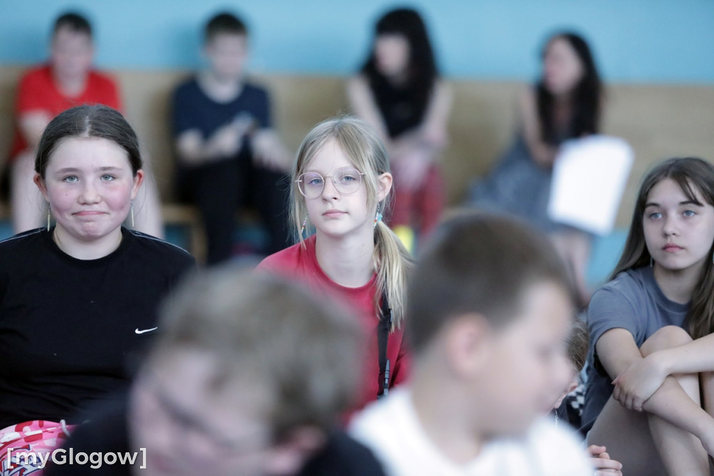 Dzieci były zachwycone medalem i zajęciami