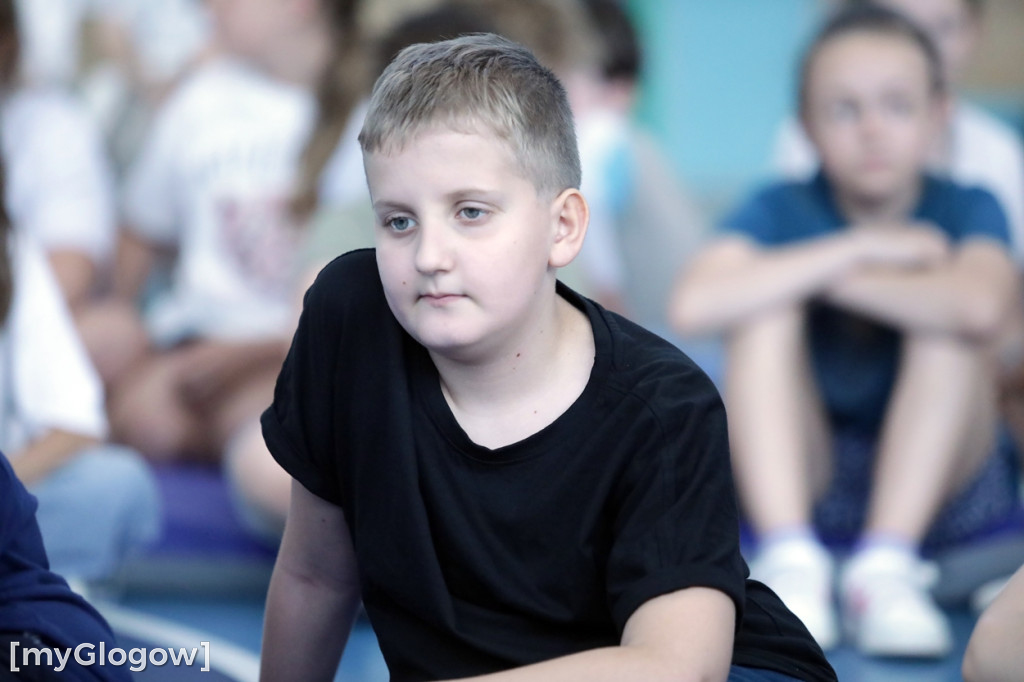 Dzieci były zachwycone medalem i zajęciami