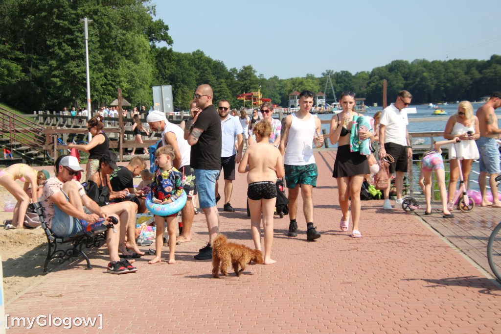 Tłumy na plaży