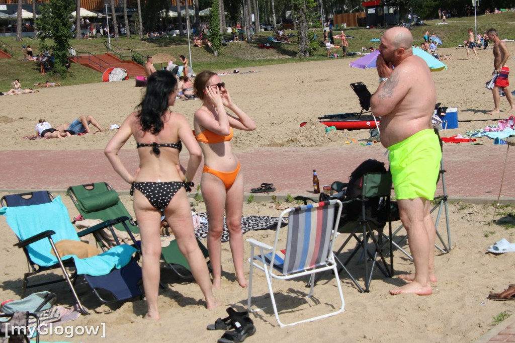 Tłumy na plaży