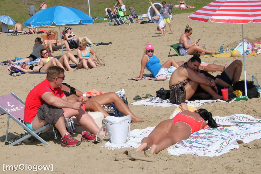 Tłumy na plaży