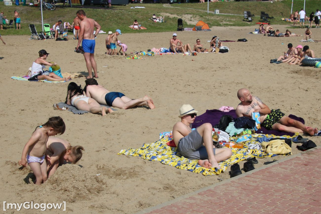 Tłumy na plaży