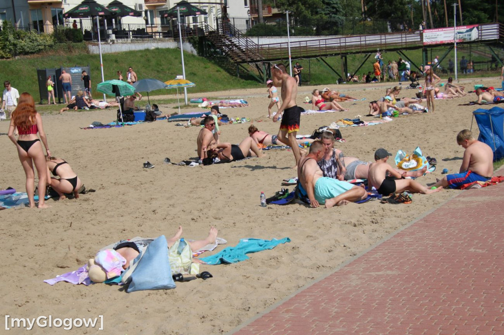 Tłumy na plaży