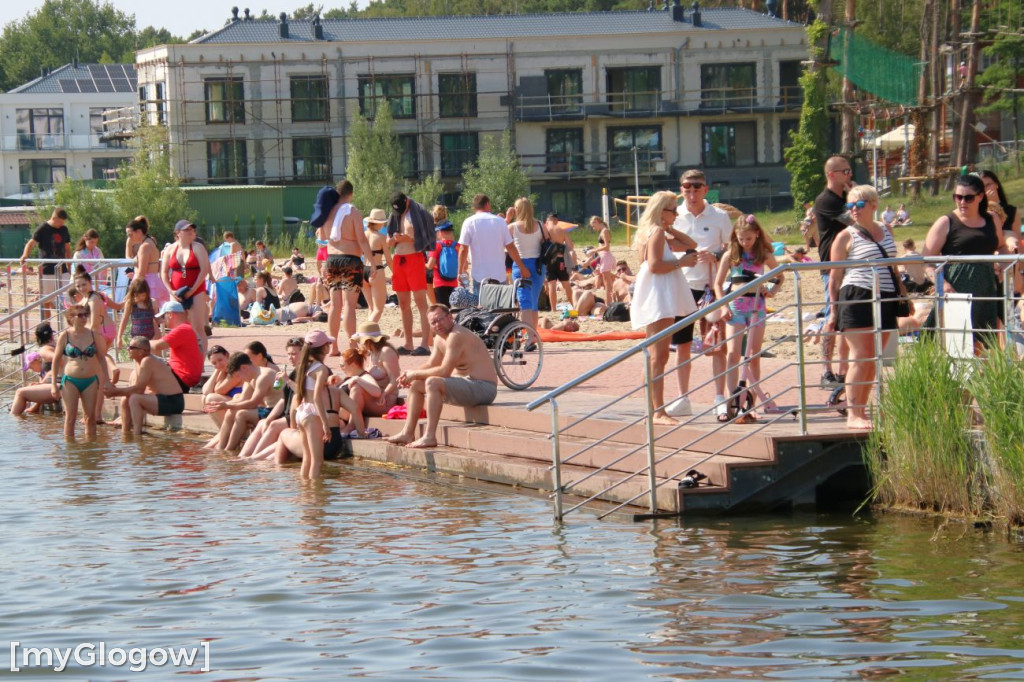 Tłumy na plaży