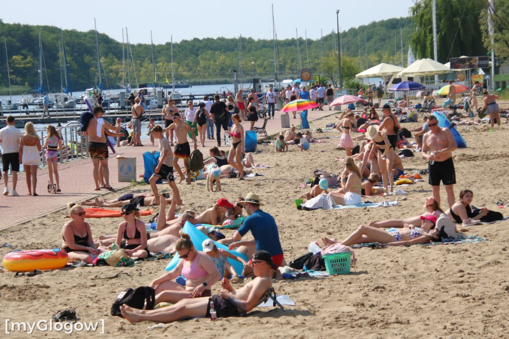 Tłumy na plaży