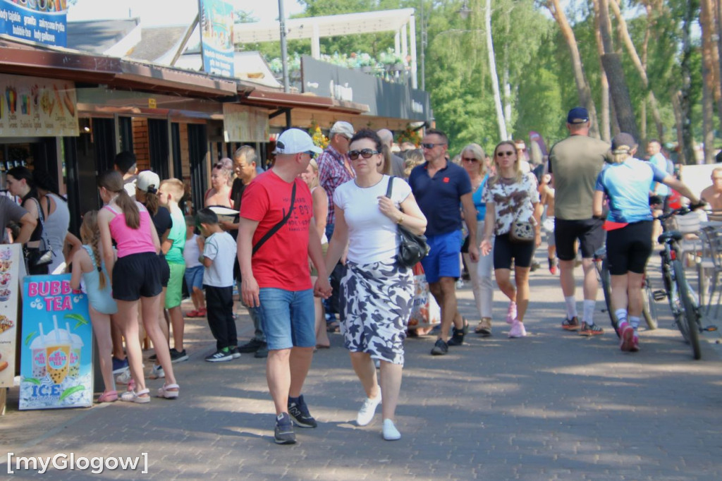 Tłumy na plaży