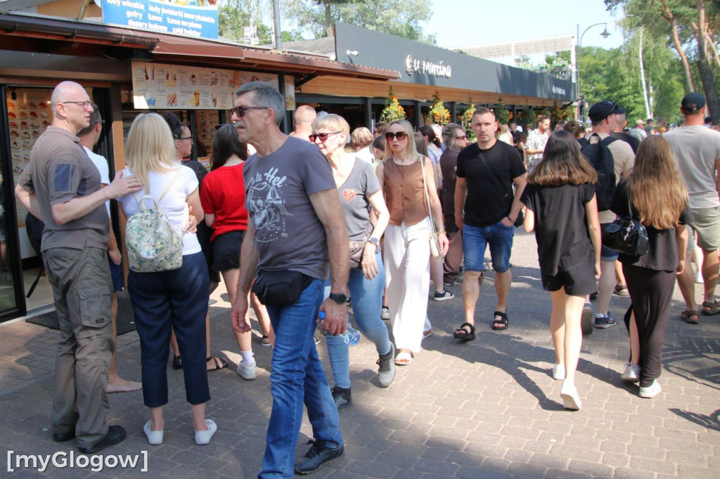 Tłumy na plaży