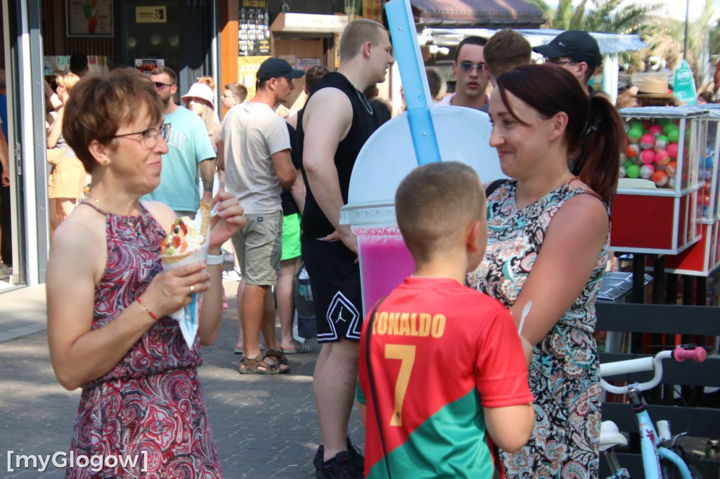 Tłumy na plaży