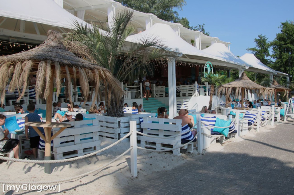 Tłumy na plaży
