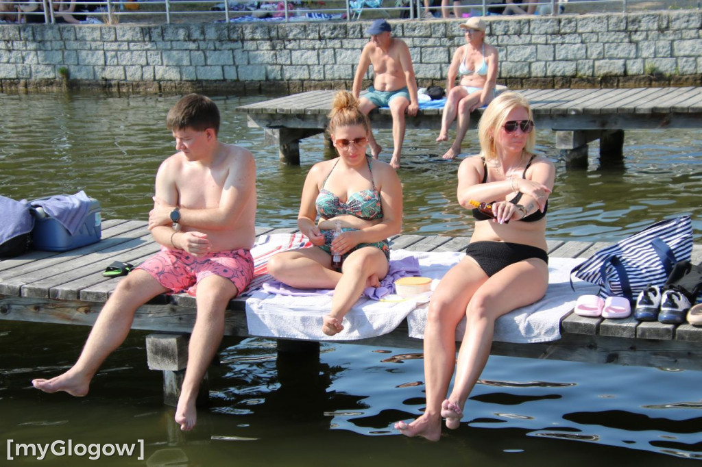 Tłumy na plaży