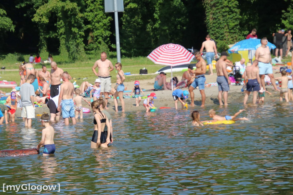 Tłumy na plaży