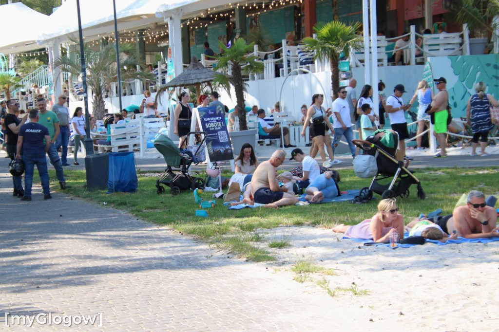Tłumy na plaży