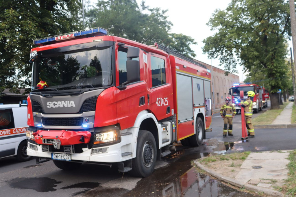 Pożar w piekarni
