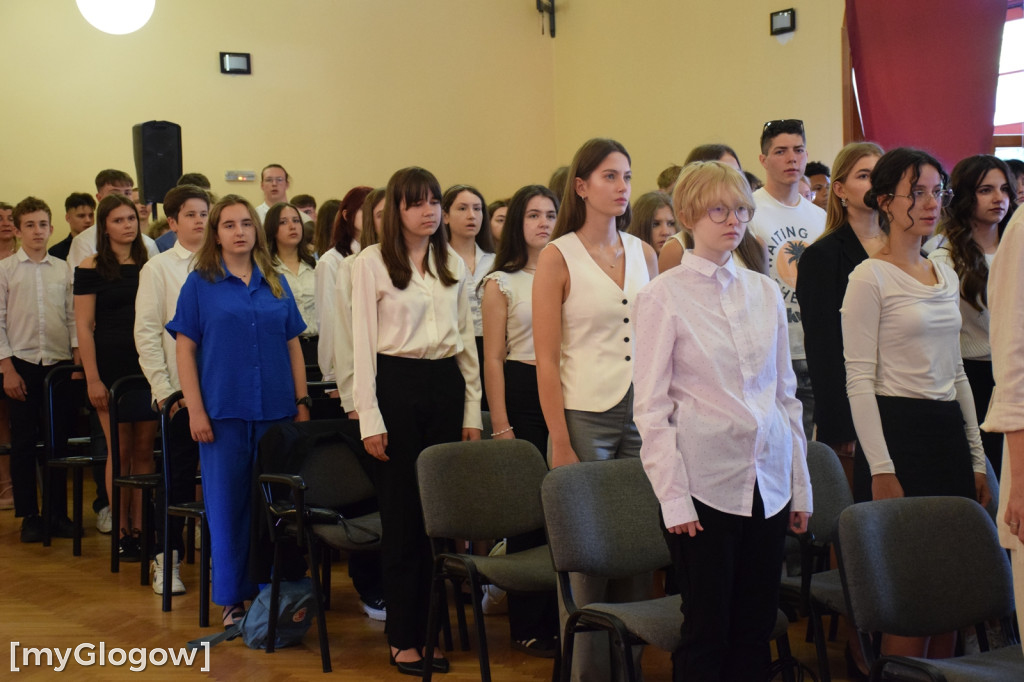 zakończenie roku w I LO w Głogowie