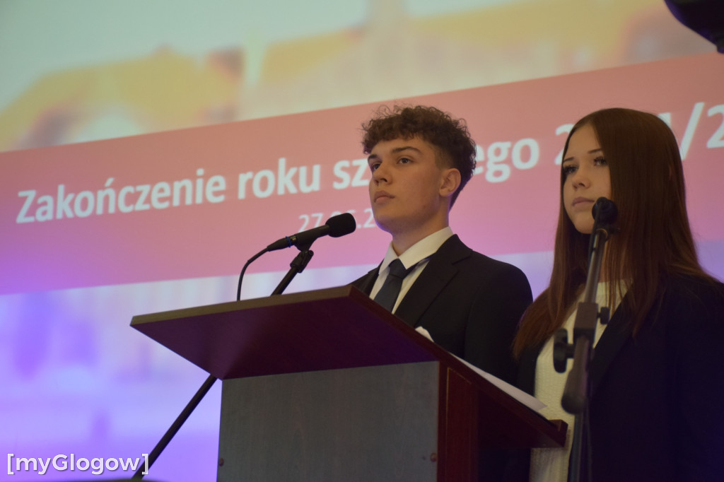 zakończenie roku w I LO w Głogowie