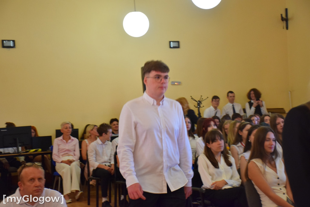 zakończenie roku w I LO w Głogowie