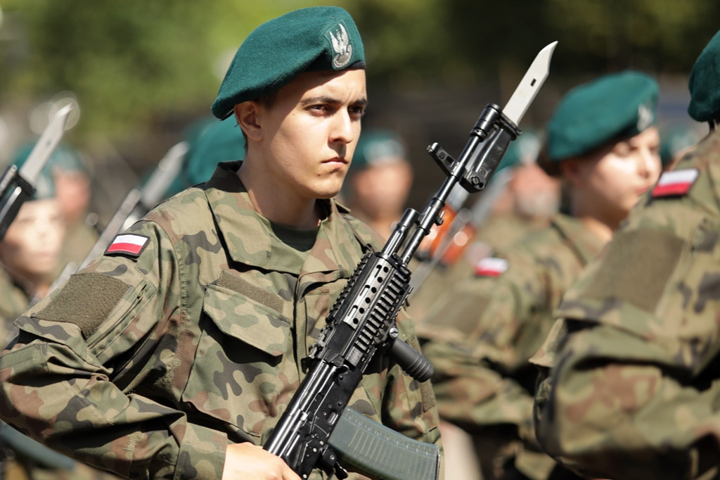 Przysięga wojskowa w Głogowie