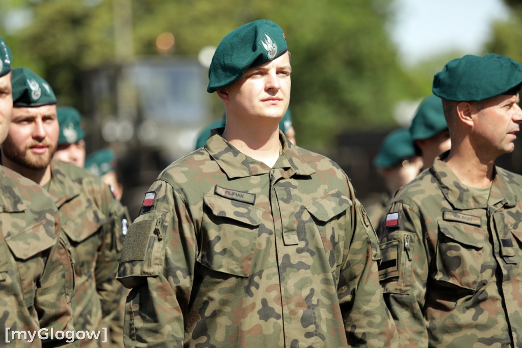 Przysięga wojskowa w Głogowie