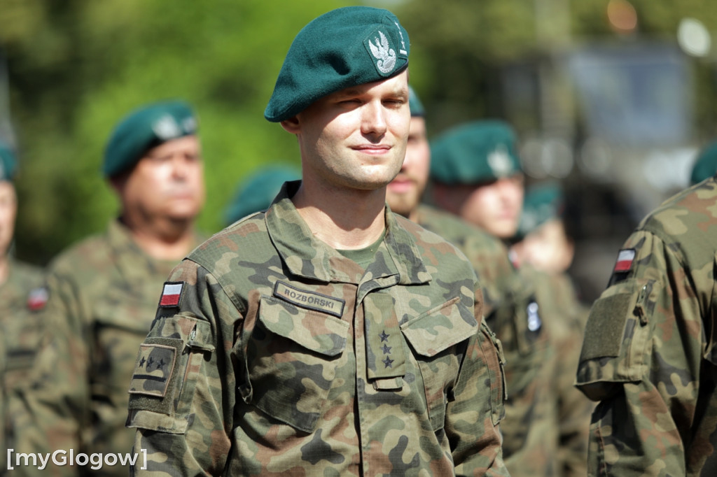 Przysięga wojskowa w Głogowie