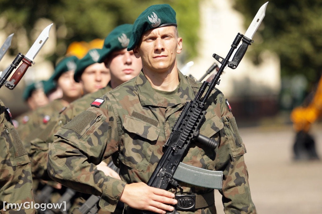 Przysięga wojskowa w Głogowie