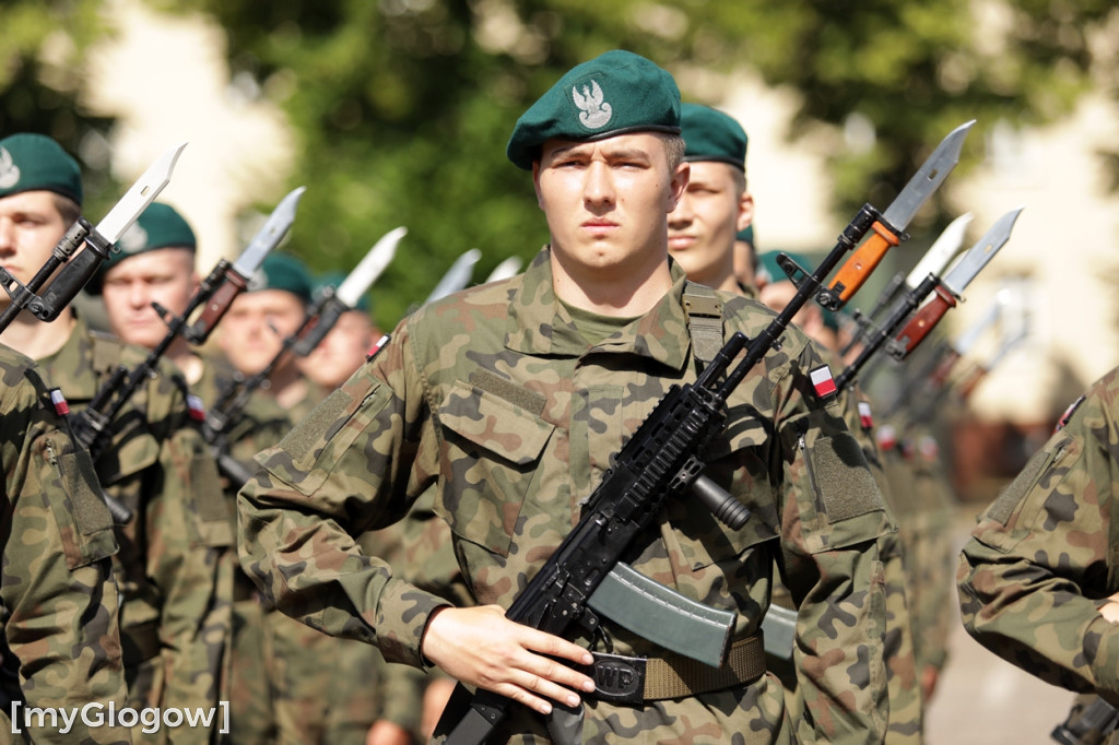 Przysięga wojskowa w Głogowie