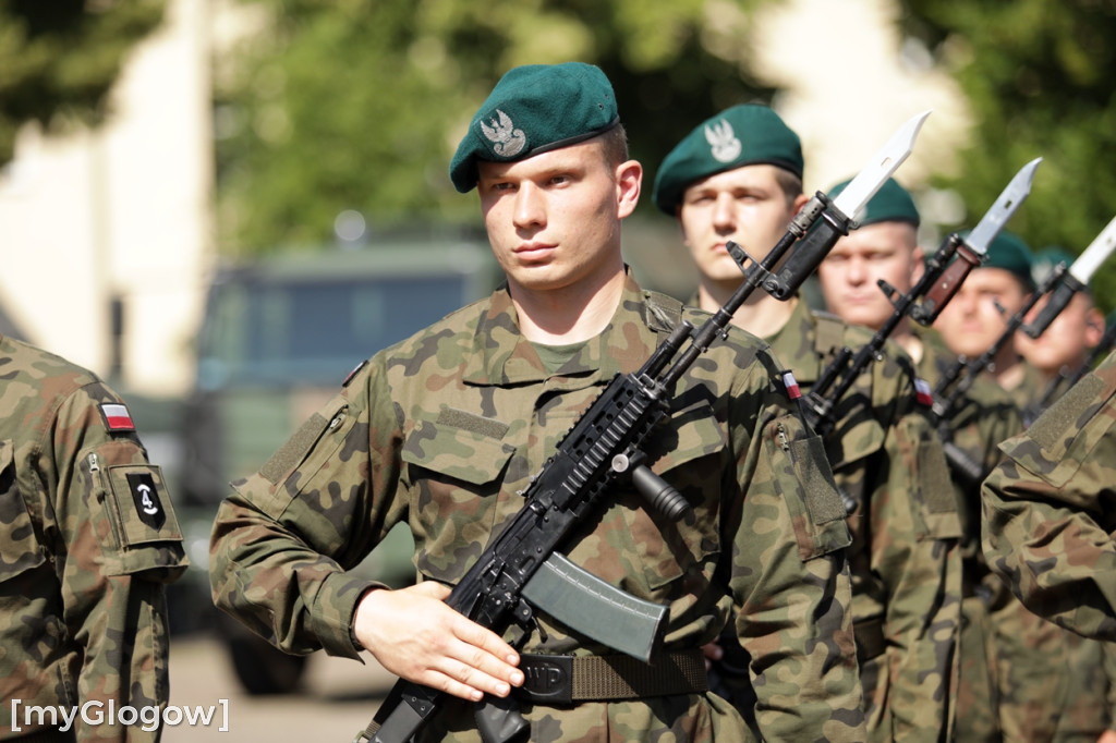 Przysięga wojskowa w Głogowie