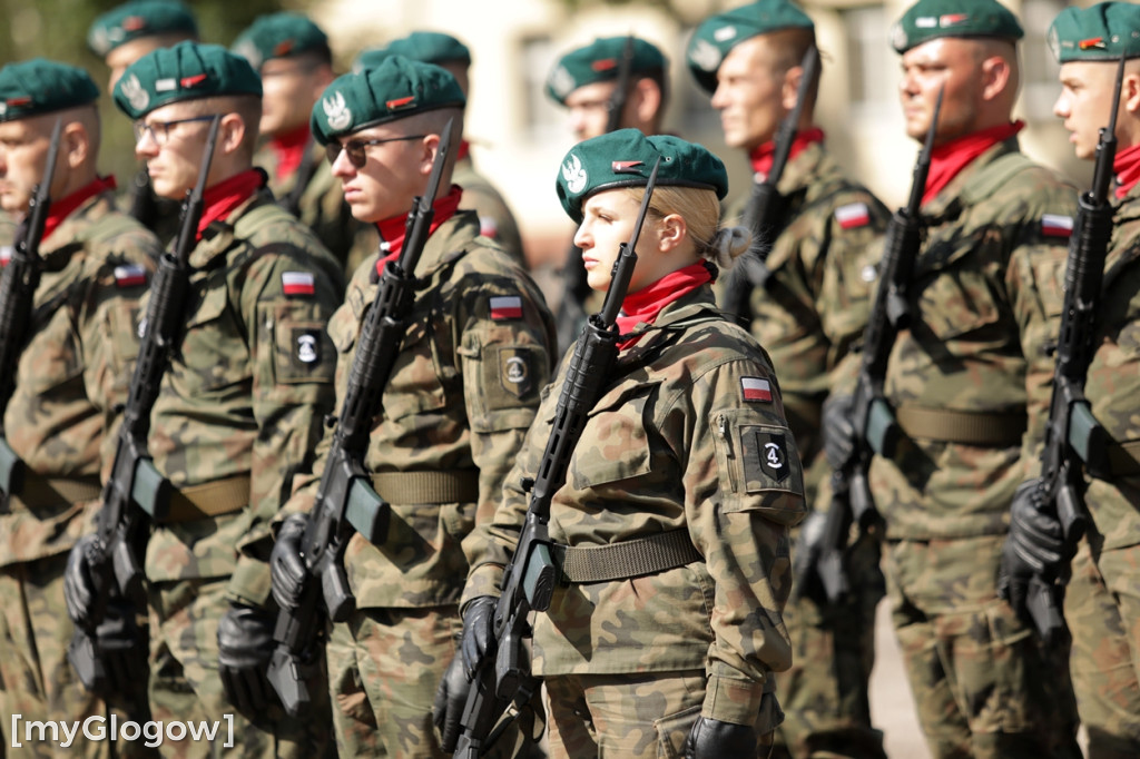 Przysięga wojskowa w Głogowie