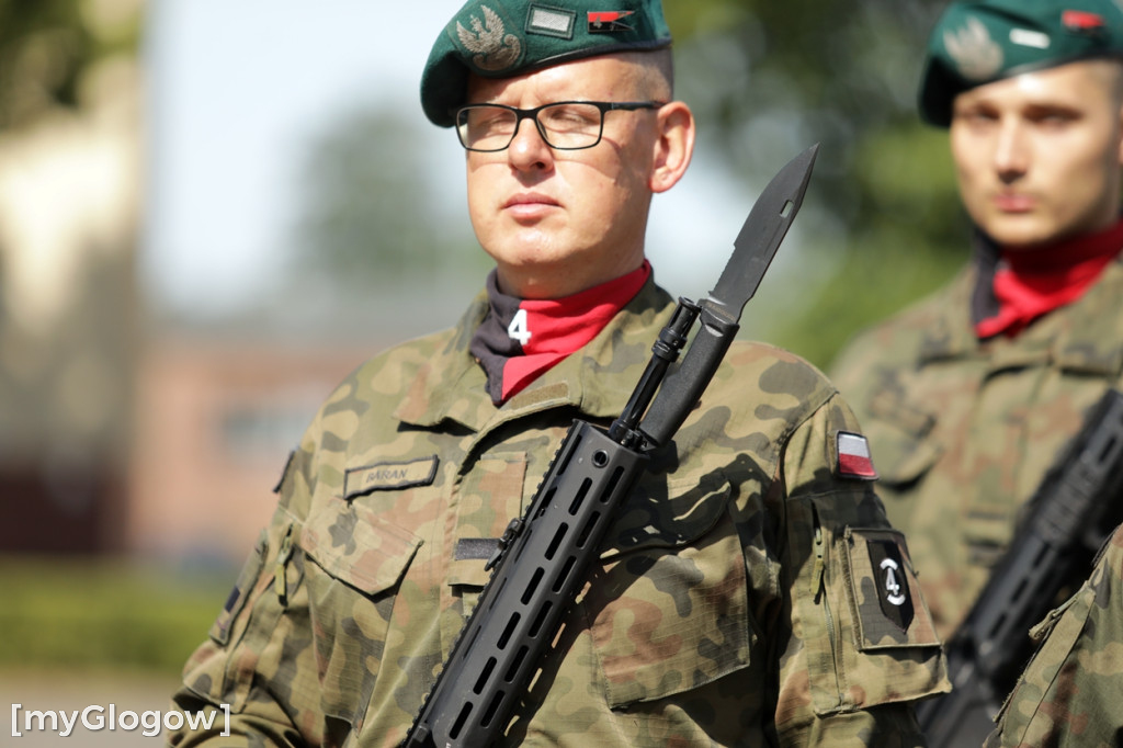 Przysięga wojskowa w Głogowie