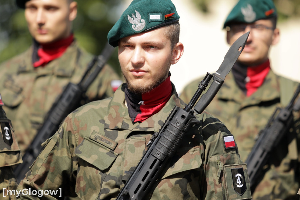 Przysięga wojskowa w Głogowie