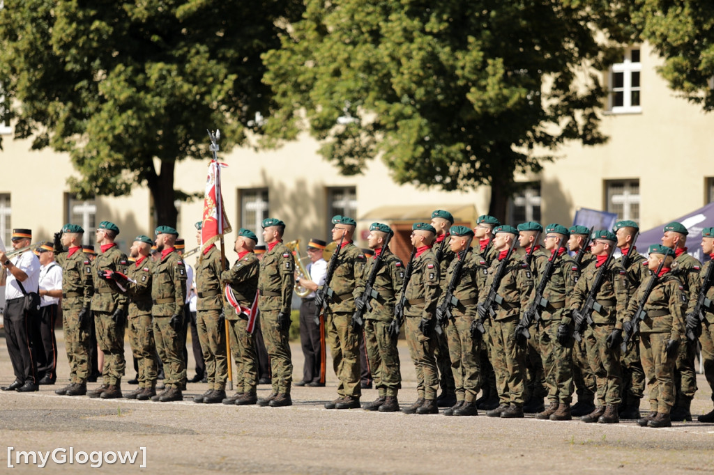 Przysięga wojskowa w Głogowie