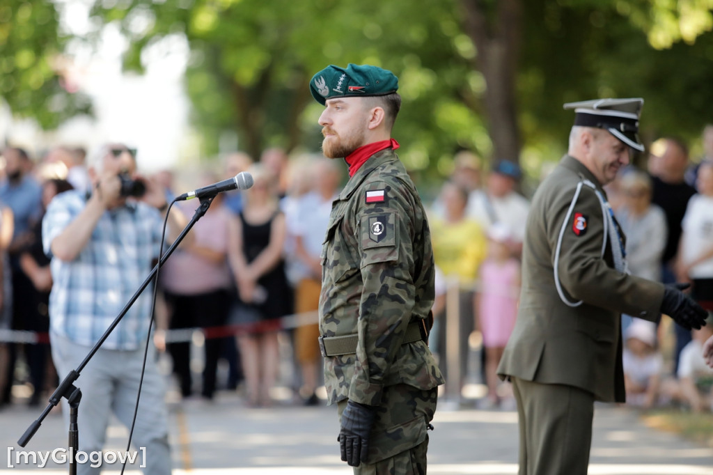 Przysięga wojskowa w Głogowie