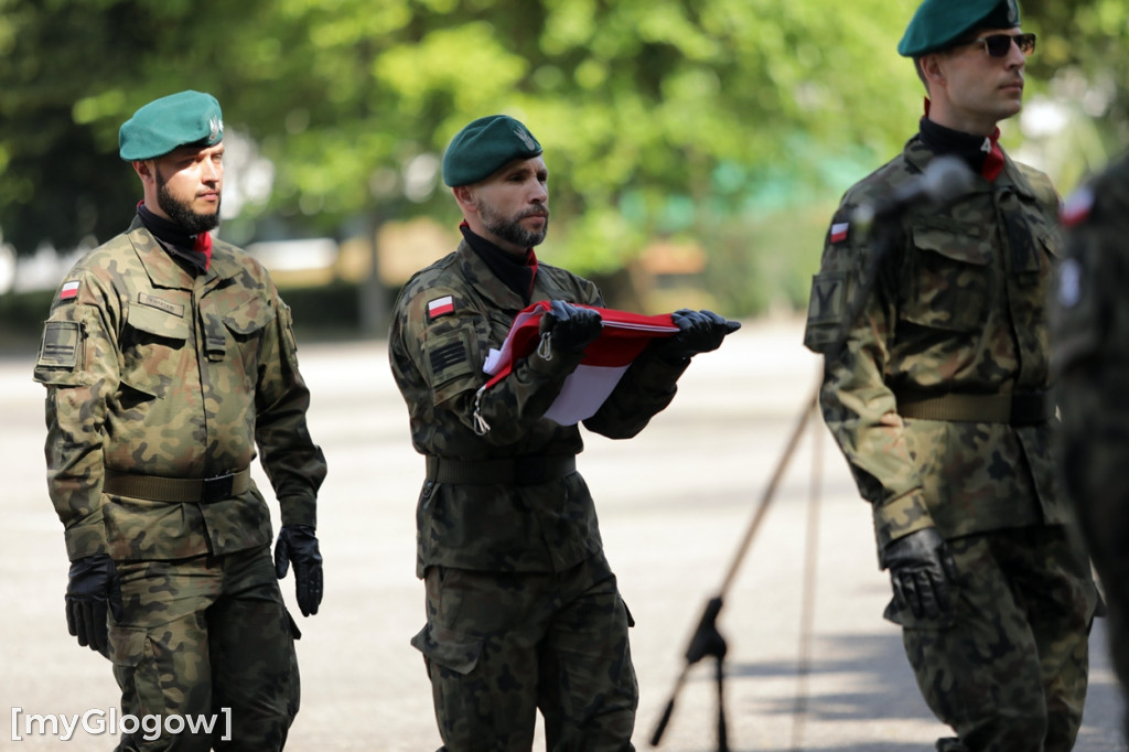 Przysięga wojskowa w Głogowie
