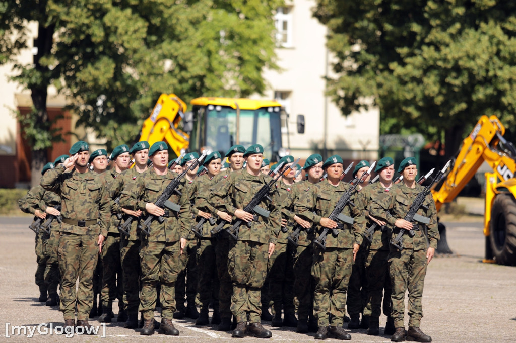 Przysięga wojskowa w Głogowie
